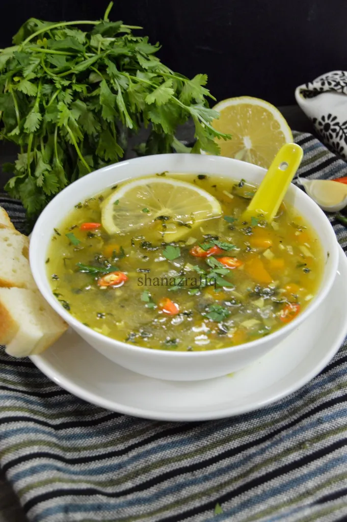 Lemon Coriander Soup