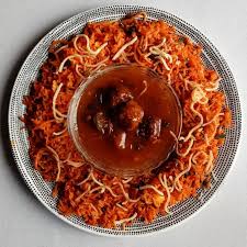 Triple Schezwan Rice With Gravy